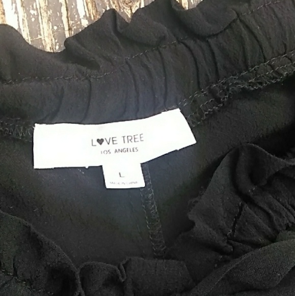 Paper Bag Rayon Short Love Tree LA - Picture 2 of 7